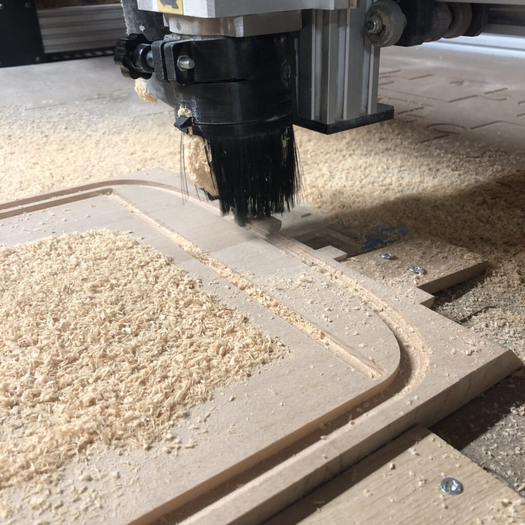 réalisation des rainures à la commande numérique