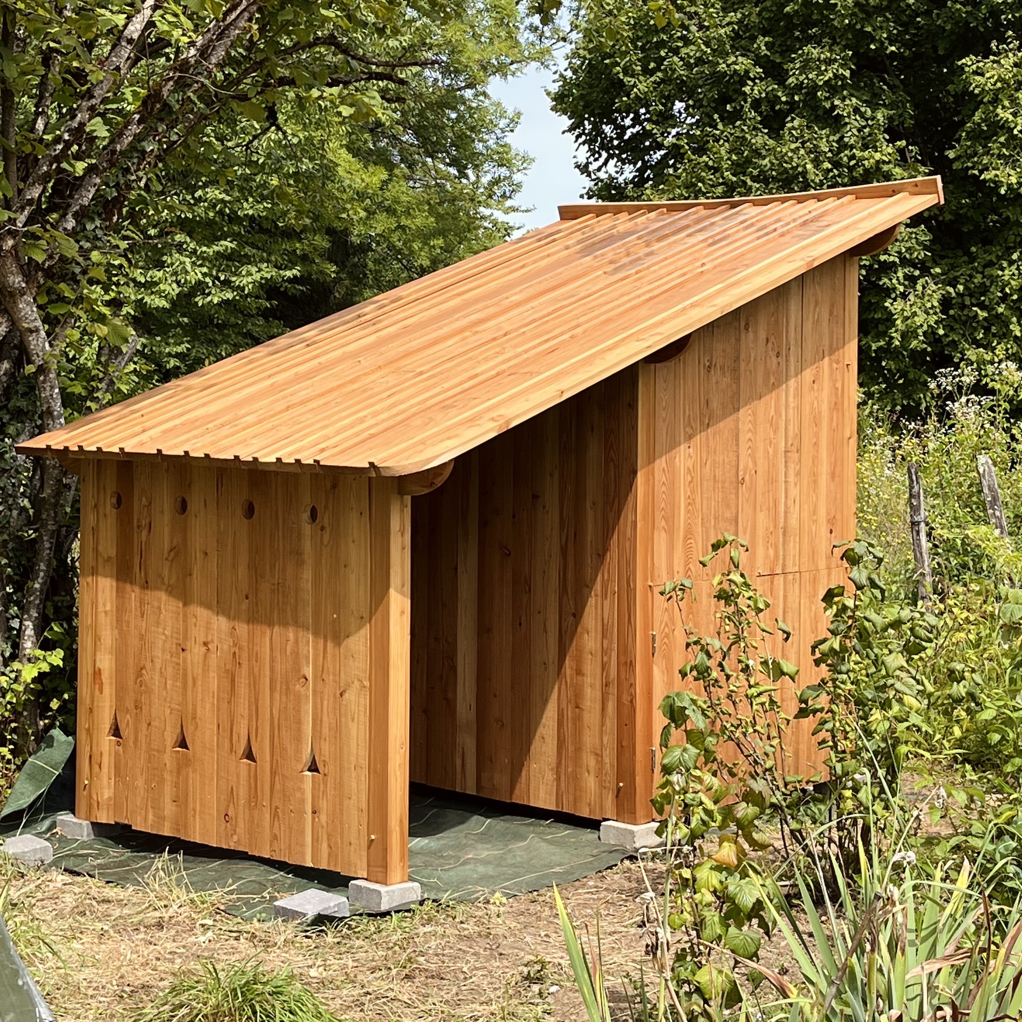 cabanes à eau de Sylvie